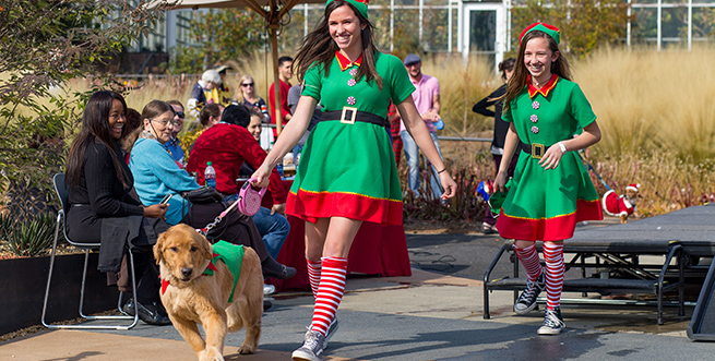 Atlanta Botanical Garden Reindog Parade